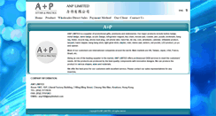 Desktop Screenshot of anpproduct.com